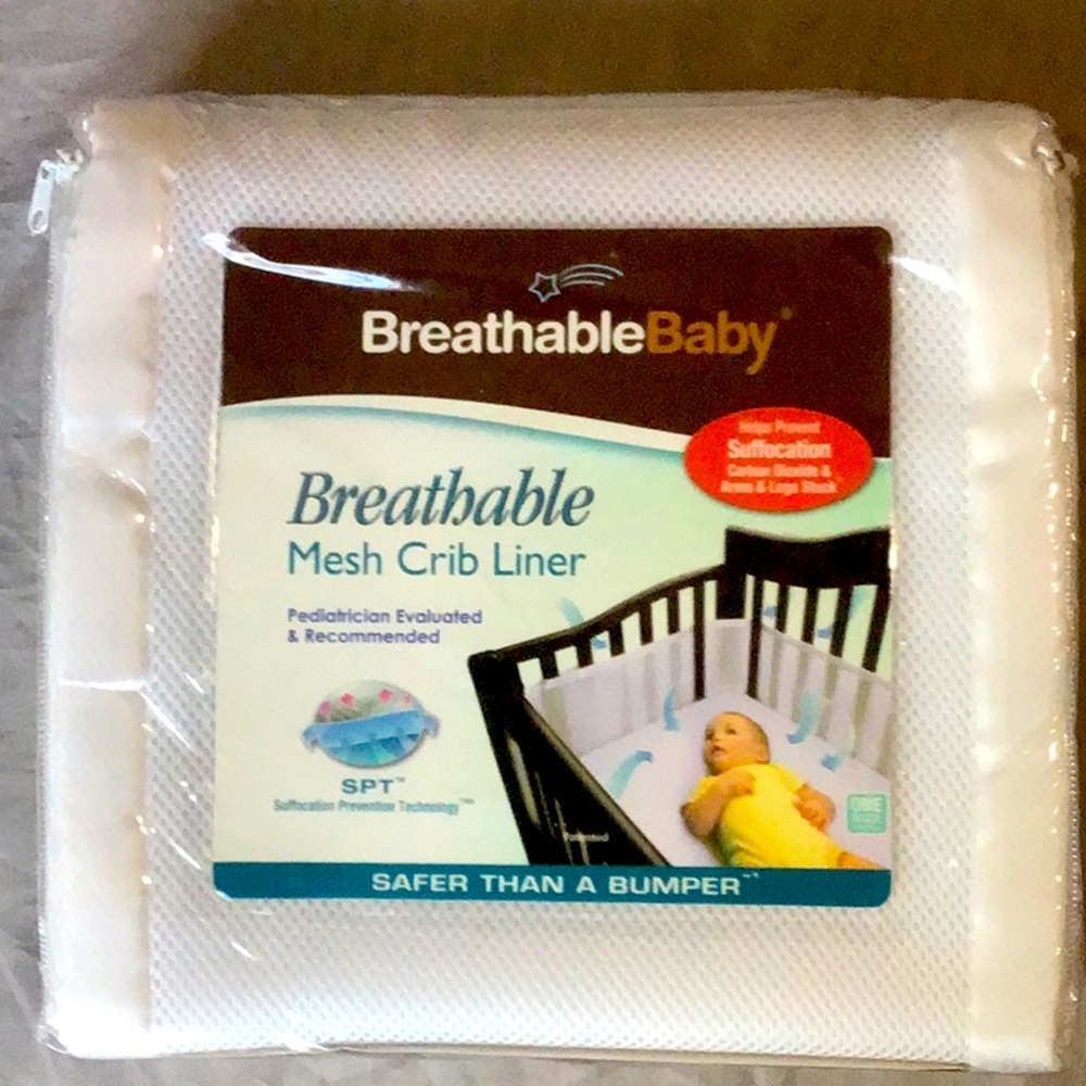 Breathable Baby Mesh Crib Liner Pediatrician Recommended